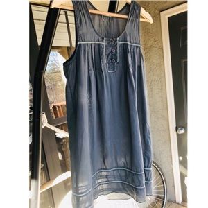 Kimchi Blue Anthropologie Gray/Blue Coverup Dress